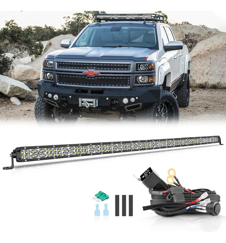 Barra De Luz Led Delgada De 42 Pulgadas Arnés De Cableado 1