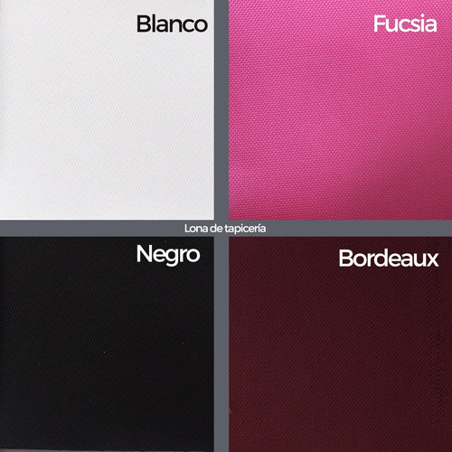 Imagen 6 de 9 de Puff Redondo Mandarina 10 Gajos Celeste Variedad Colores