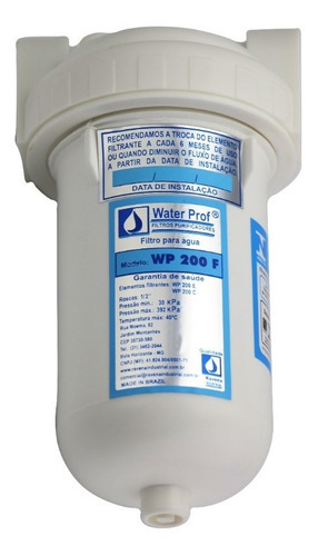 Filtro Water Prof Wp200f Com Vela De Carvão Ativado - Ravena