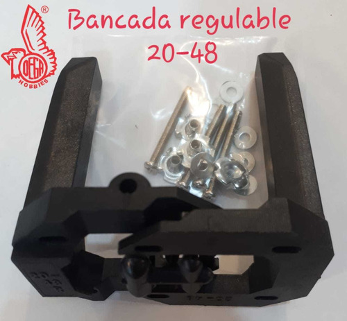 Bancada Regulable Motor 20-48 Nylon Y Fibra Con Tornillos 