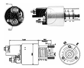Automatico Motor Partida Corcel Dkw-partida Fusca-1969-1981