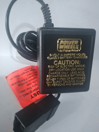 Cargador Power Wheels By Fisher Price 6v 0801-0976 (Usado)