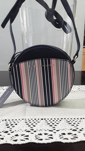 Morral Original Tommy Hilfiger Modelo Circular En Tendencia