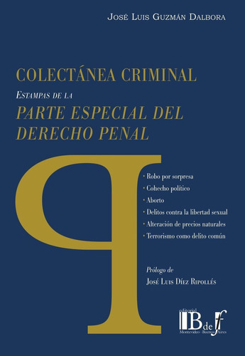 Colectanea Criminal - Guzman Dalbora, Jose L