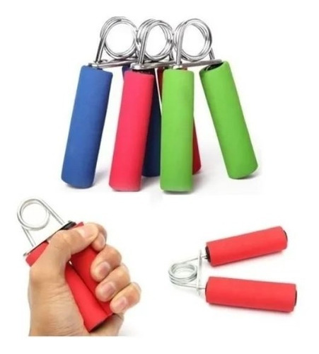 Pack 2 Hand Grips Acolchados Ejercita Manos Gimnasio Brazos