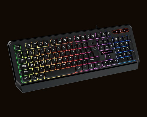 Imagen 2 de 10 de Teclado Mecanico Gaming Meetion Mt K 9320 Retroiluminado