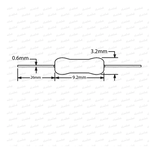 20 Resistencias 1/2w 0.5w 390000 Ohms 390k 5% Carbon