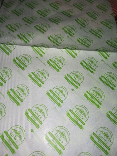 Imagen 7 de 12 de Papel Antigrasa Personalizado Impreso A Un Color Disponible