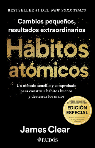 Libro: Hábitos Atómicos (edición Especial): Incluye Curso 30