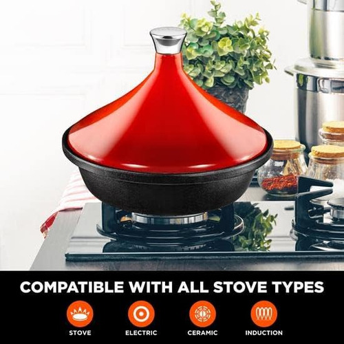 Olla Marroqui Nutrichef Nutrichefkitchen Tajine De 2.75 C...