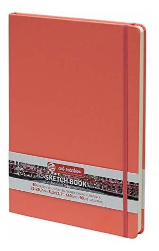 Escritura - Talens Art Creation Sketch Book, Rojo Coral, 8,3