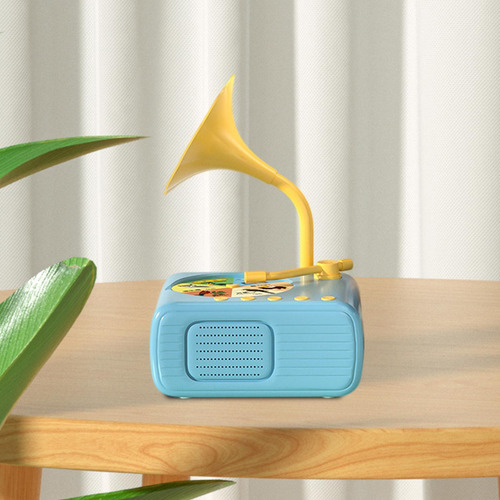 Gramófono Infantil, Fonógrafo Educativo Para Niños Azul