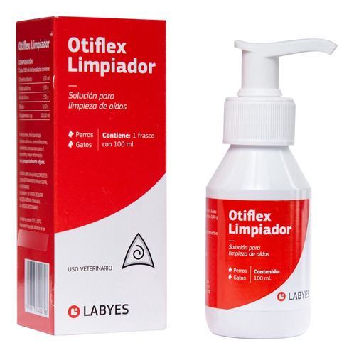 Limpiador De Oidos Otiflex Para Perros Y Gatos Labyes 25 Ml