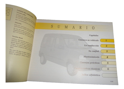 Renault Kangoo 2005 Libro Manual Original (Usado)