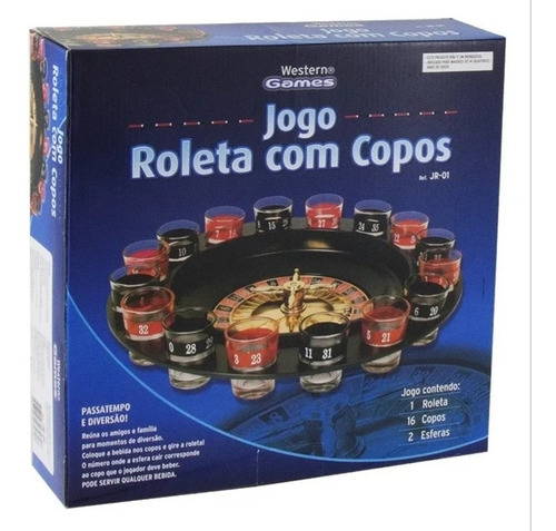Imagem 7 de 7 de Jogo De Roleta Com Copos Para Drinks - Western Gomes