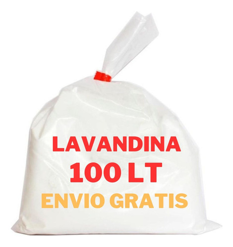 Polvo Para Preparar 100 Litros De Lavandina Blanca No Mancha