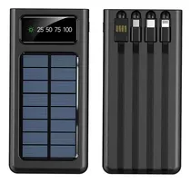 Comprar Banco De Energía Solar Led Para Teléfonos 9000mah