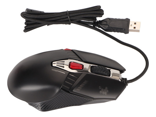 Mouse Silent Gaming Rgb Wired 7200 Dpi Optical Gamer Mouse