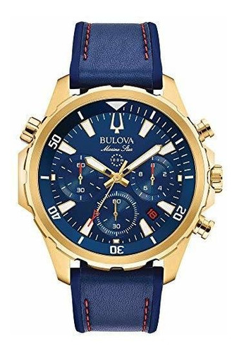 Bulova Marine Star Para Hombre - 97b168.