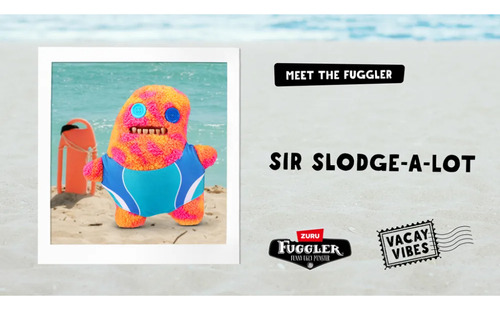 Pelúcia Fuggler Vacay Vibes 23cm Sir Slodge-a-lot Lançamento