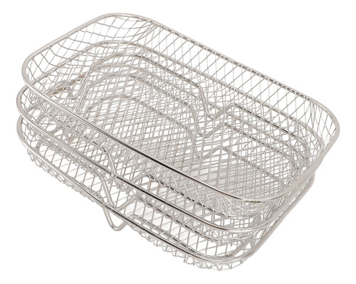 Estante Para Freidora De Acero Inoxidable, Cesta Multifuncio