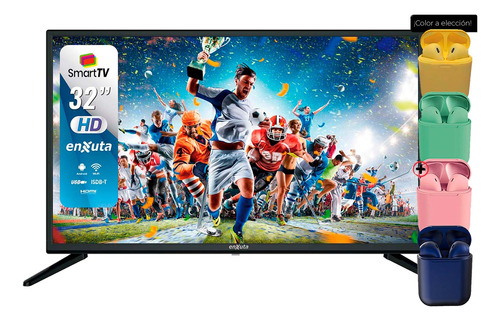 Smart Tv 32'' Enxuta Sint Digital Isdbt Android 7.0 + Auricu