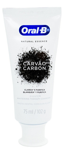 Oral B Natural Essence Pasta Carbón Blanqueadora 75ml Local