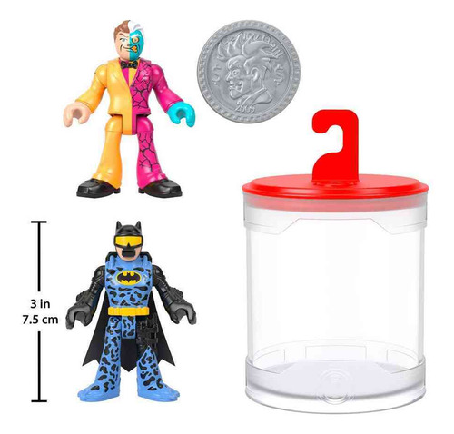 Imaginext Dc Super Friends Batman Y Villano Color Changers