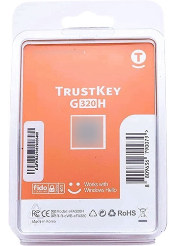 Imagen 5 de 5 de Trustkey Usb-c Biométrico Lector Huella Digital Llave U2f
