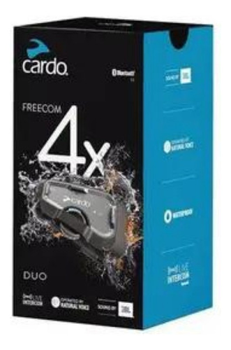 Intercomunicador Cardo Freecom 4 Plus Preto 2 Unidades