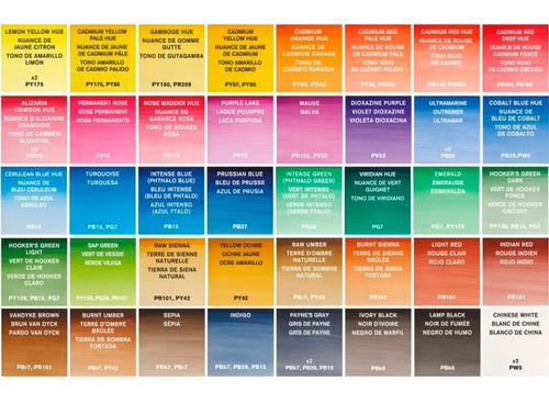 Imagen 5 de 5 de Set Studio 45 Acuarelas Profesionales Cotman Winsor & Newton