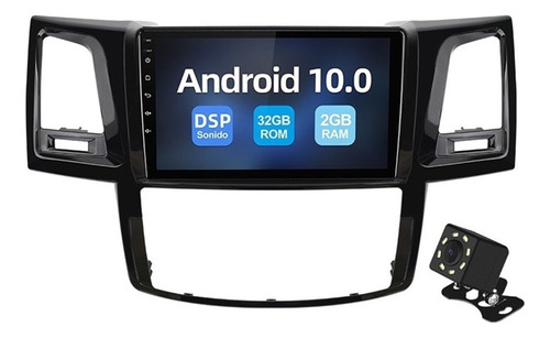 Estéreo Android 10 Carplay For Toyota Hilux 2005-2018 Gps
