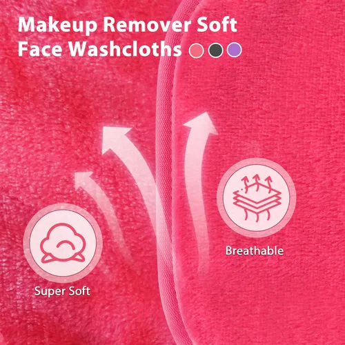 Pano Removedor De Maquillaje, Toallas De Maquillaje Reutiliz