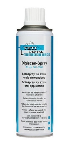 Digiscanspray Yeti Para Escaner 3d 300ml Laboratorio Dental