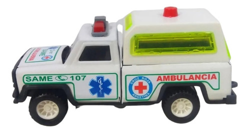 Ambulancia Same Camioneta Chapa Juguetes Metalicos La Plata