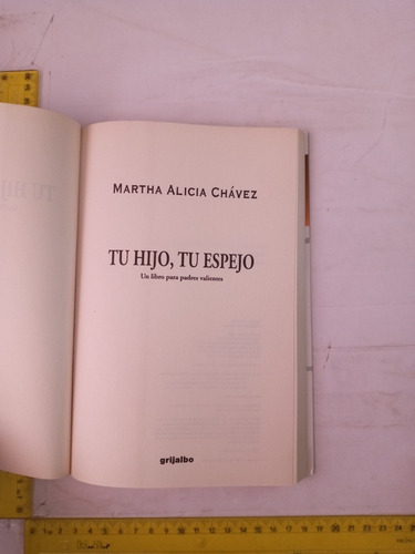 Tu Hijo Tu Espejo Marta Alicia Chávez (Usado)