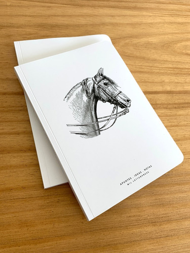 Cuaderno Rayado Caballo A5 - Mil Letterpress
