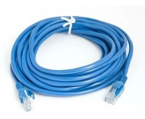 10 Metros Cable Internet Ponchados Utp  Red Gris Cat5e 70%  