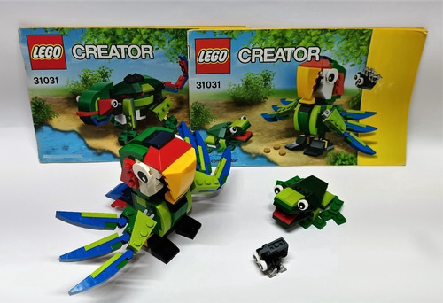 Lego Creator 3 In 1 Rainforest Animals Set # 31031