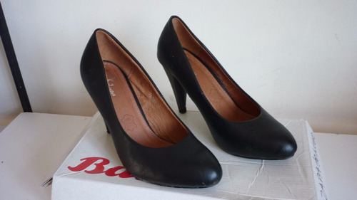 Zapatos Vestir Mujer Bata Negro Talla 35 