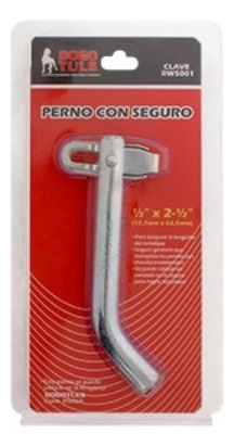 6 Pernos Con Seguro Para Lengüeta 1/2 X 2-1/2 P