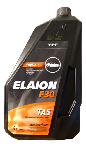 Ypf Elaion F30 10w40 (lubricantes1727)