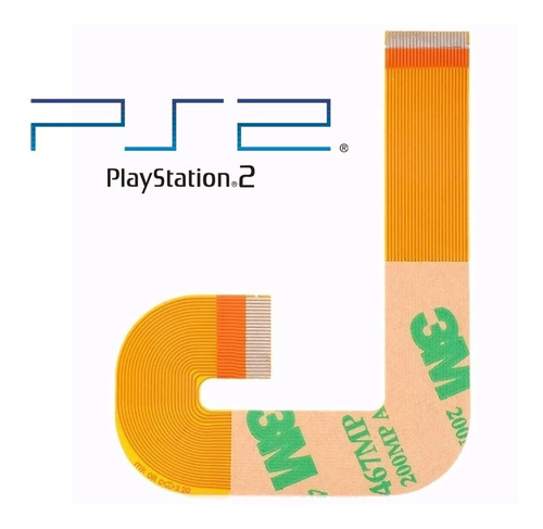 Imagem 3 de 7 de Cabo Flat Flex J Leitor Playstation 2 Ps2 Slim 90006 90010
