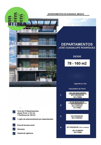 Departamentos En Venta En Col. J. Guadalupe Rodriguez