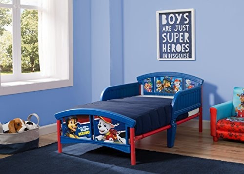 Delta Children Plastic Cama Para Niño Nick Jr Paw Patrol