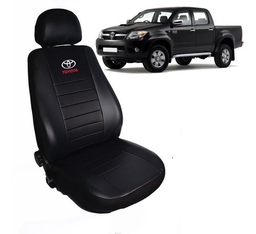 Funda Cubre Asiento Cuero  Pu  Toyota Hilux H/15´ 