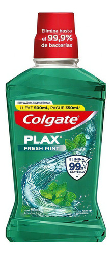 Enjuague Bucal Colgate Plax Fresh Mint 500x350ml
