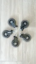 Comprar Garruchas Rueda De Goma Para Sillas Giratorias Oficina Pack5
