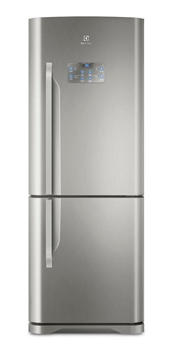 Imagem 2 de 4 de Geladeira inverter frost free Electrolux DB53 inox com freezer 454L 220V