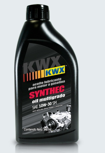Aceite 10w30 100% Sintético 1litro Premium Kwx